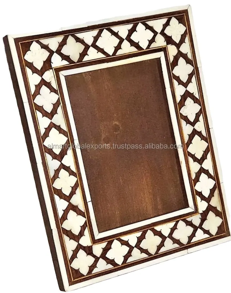 फोटो फ्रेम हस्तनिर्मित प्रीमियम गुणवत्ता भारतीय लकड़ी के चित्र फ्रेम सजावटी उपहार उत्पाद