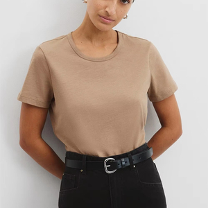 Camiseta de mujer Camisetas de algodón personalizadas 2025 Diseñe sus propias camisetas únicas de moda con algodón de alta calidad para la comodidad de todo el día - Product Image 1