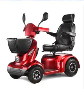 New 400W Powerful All Terrain 24V 20AH*2 Heavy Duty Folding 4 Wheel Electric Mobility Handicapped <b>Scooters</b> for Elderly - Product Image 1