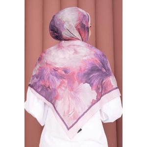 Série de foulards hijab roses à motifs floraux Elsa - Product Image 3