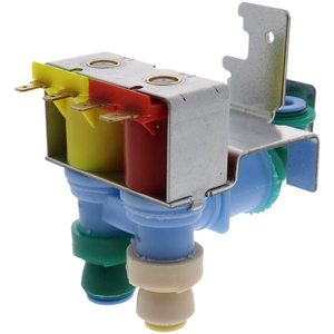 Valve d'eau électrique en plastique et métal pour réfrigérateur, remplacement pour WPW10420083, pour usage domestique et machines à glaçons (ERP W10420083) - Product Image 2