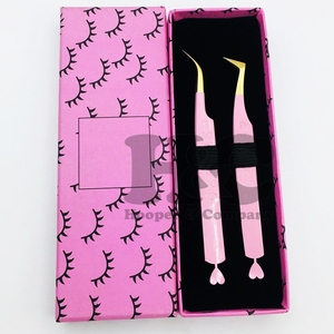 แหนบรุ่นใหม่มาแรงเดือนเมษายน ลดราคาพิเศษ แหนบสีชมพู แหนบสแตนเลส ด้ามจับรูปหัวใจ สำหรับต่อขนตา แหนบหัวใจ ขนตาแบบมิงค์ ยั่งยืน - Product Image 2