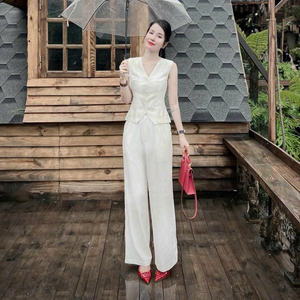 Conjunto Casual de 2 Piezas para Mujer, Tejido de Punto, Embalaje Personalizado, Precio de Fábrica, Fabricante Vietnamita, Natural, ODM - Product Image 4