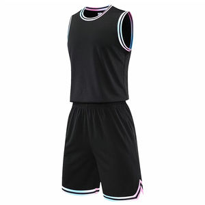 Conjunto de camiseta de baloncesto de talla grande personalizada, uniformes transpirables con impresión de sublimación lisa, ropa de baloncesto al por mayor - Product Image 1
