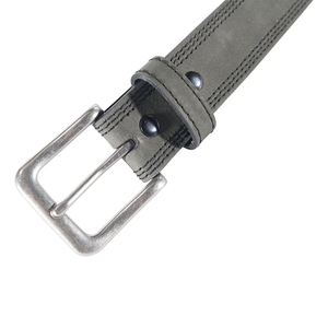 Ceintures en cuir de haute qualité personnalisées pour hommes Prix de gros Nouvelle conception Ceinture en cuir pour hommes Fabriquée au Pakistan - Product Image 3