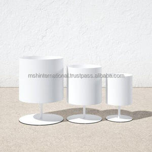 Support de plante en métal blanc pour décoration de la maison fait à la main support de pot de plante en métal intérieur extérieur - Product Image 3