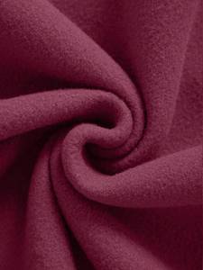 Sudadera granate de cuello redondo de gran tamaño, jersey de lana de algodón de peso pesado, hombro caído, ajuste holgado, ropa de calle de invierno en blanco - Product Image 6