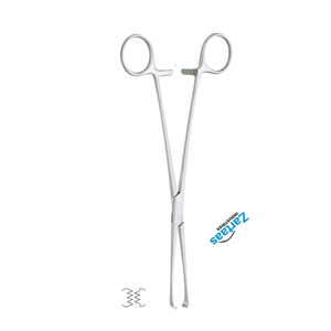 Fórceps de tenáculo Teale de acero inoxidable de alta calidad 3X4 dientes 23cm / 9 "fabricante y exportador de instrumentos quirúrgicos - Product Image 3