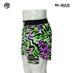 High Street Men's Jiu Jitsu MMA Grappling Shorts Diseño único de lucha para Artes Marciales BJJ Ecológico Correr Gimnasio Entrenamientos - Product Image 2