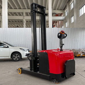 Gerbeur de palettes électrique Power Self Loading Stacker Chariot élévateur Reach 1.5ton 2ton Walkie Stacker - Product Image 2