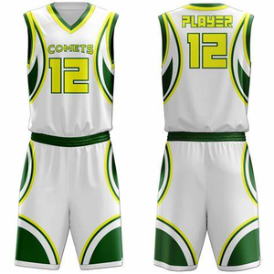 Custom Design Basketball Jersey Uniforms <b>Sets</b> Basketball Apparel 100% Polyester Sublimation Youth Team Pattern - Product Image 1