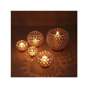 <b>Glass</b> Crystal Decoration Small <b>Candle</b> <b>Holder</b> <b>Glass</b> Bowl Available at Affordable Price - Product Image 3