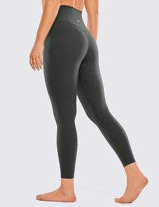 Mallas de yoga transpirables de secado rápido personalizadas, mallas deportivas de compresión para correr para mujer, mallas de yoga sin costuras de moda de cintura alta - Product Image 3