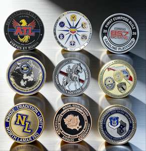 Pièces de monnaie personnalisées en métal argenté, laiton, or, logo souvenir, cadeaux, émail <span class=keywords><strong>pirate</strong></span>, pièces commémoratives, pièces de monnaie personnalisées avec sacs - Product Image 1