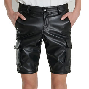 Meilleure vente Short en cuir unisexe de haute qualité pour homme Séchage rapide Respirant Style décontracté Design à bas prix Short en cuir - Product Image 1