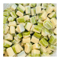 Bonbons à la noix de coco au goût sucré les plus vendus avec du pandan/taro/arachide/durian/cacao/ crème au lait/ saveur de thé vert à prix avantageux
