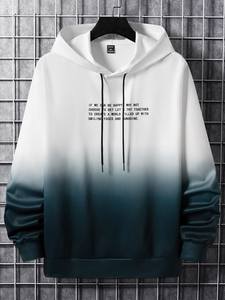 100% algodón 450gsm polar de gran tamaño para hombre con cremallera Sudadera con capucha Streetwear Casual personalizado con impresión Digital para invierno - Product Image 5