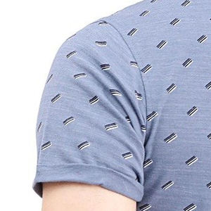 เสื้อยืดแขนสั้นคอกลมสำหรับผู้ชายเสื้อแนวสตรีทผ้าคอตตอน100% สีพื้นพิมพ์ลายดิจิทัลระบายอากาศ - Product Image 5