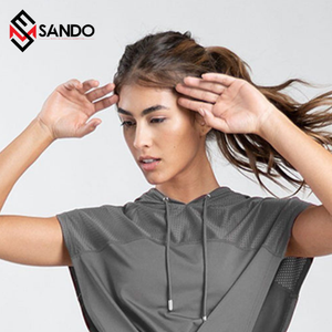 เสื้อฮู้ดกันน้ำออกแบบได้ตามต้องการสำหรับผู้หญิงพลัสไซส์ชุดออกกำลังกายเล่นฟิตเนสเล่นกีฬาชุดใส่ทำงานและโยคะยิม - Product Image 2