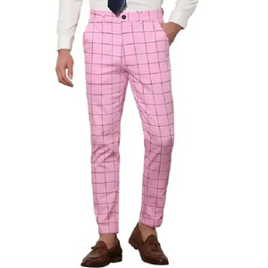 Pantalones de Vestir Casuales para Hombre, Elegantes, Transpirables, Ecológicos, 100% Algodón, Corte Recto y Ajustado, de la Mejor Calidad - Product Image 2