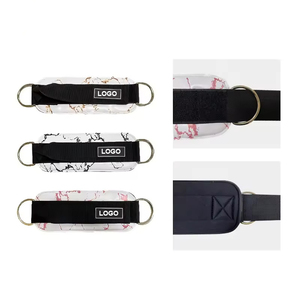 Sangles de cheville en néoprène de qualité supérieure, personnalisables avec logo, pour machine à câbles de musculation, durables, réglables, antidérapantes, en promotion - Product Image 2
