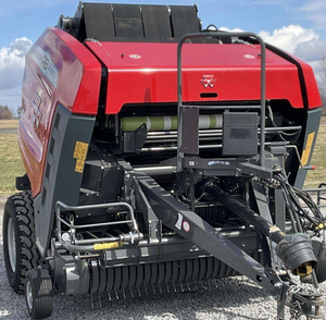 Presse à balles ronde hydraulique MASSEY FERGUSON 4180V pour ensilage, foin, paille, coques de riz et herbe, en parfait état - Meilleures ventes - Product Image 6