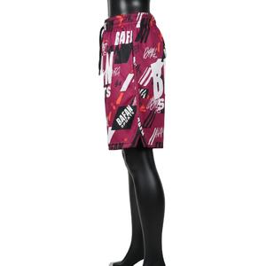 Short de basket-ball pour femmes, haute qualité, tissu mesh respirant, 145 GSM, logo sublimé sur toute la surface. - Product Image 3