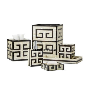 Ensemble de salle de bain en acier inoxydable Accessoires de salle de bain faits à la main de qualité supérieure Ensemble de salle de bain chic et classique - Product Image 5