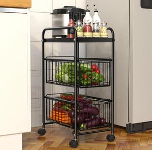 Best Quality Light Weight Metal Storage Rack for Fruits <b>Vegetables</b> Storage Rack for Worldwide Export from India - Product Image 6