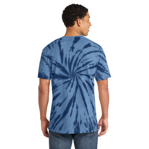 เสื้อยืดลายมัดย้อมแบบเกลียว ผ้าฝ้าย สำหรับผู้ชายและผู้หญิง เสื้อผ้าสตรีทแวร์ฤดูร้อน สวมใส่สบาย มีสไตล์ และปรับแต่งได้ เสื้อยืดสำหรับผู้ชาย - Product Image 5