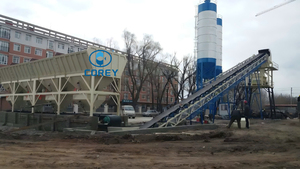 Centrale à béton stationnaire à moteur électrique COREY HZS90, ligne de production de 90 m/h - Product Image 4