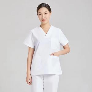 Uniforme de enfermería para hospitales al por mayor, traje de uniforme de manga corta con cuello de pico, conjuntos de uniformes médicos de enfermería pediátrica, ropa de trabajo para hombres - Product Image 2