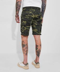 Pantalones cortos informales con estilo para hombre, 100% algodón, tela de lona de alta calidad, sólidos, ecológicos, transpirables, de secado rápido para todas las estaciones - Product Image 3