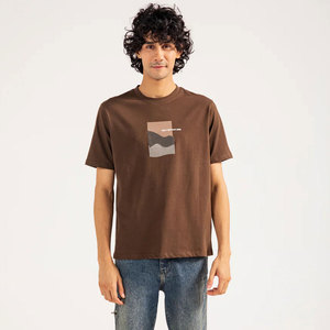 Impression par transfert de chaleur T-shirt en polyester/coton pour hommes pour vêtements de mode décontractés respirant écologique de haute qualité marque personnalisée - Product Image 5