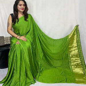Sari en soie Gajji pure de luxe, tissu Pallu, vêtements ethniques, sari en soie Gajji Bandhani, à bas prix par le fournisseur - Product Image 1