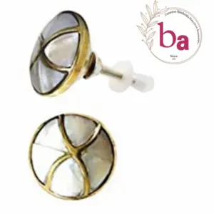 Vente chaude mère perle en laiton artisanat porte tiroir armoire boutons tirer poignée pour cuisine chambre commode extérieur hôtel utilisation - Product Image 1