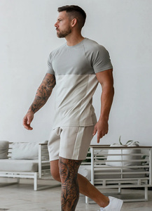 Personnalisé Hommes Beige Polaire Formation Hommes Shorts Taille Élastique Cordon Respirant 2 Poches Casual Gym Running Summer Wear - Product Image 5