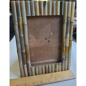 Handcrafted Eco-Friendly Buffalo Horn Photo <b>Frame</b> with Modern Design Natural Shape for Home Decor From India Sale - Product Image 4