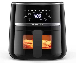 Friteuse à air numérique avec grill pour la cuisson, équipement audio, pratique et facile à utiliser, appareils de friteuse à air - Product Image 4