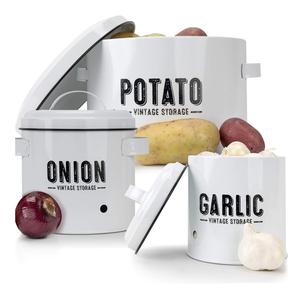 <b>Set</b> of Three Metal <b>Canister</b> Excellent Quality Handmade Luxury Container Top Selling Decorative Fancy New Metal <b>Canister</b> - Product Image 6