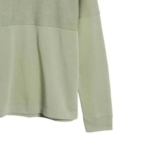 Sudaderas de cuello redondo de algodón 100% para hombre con logotipo personalizado al por mayor Sudadera con capucha de color de bloque bordado para conceptos básicos de invierno - Product Image 6