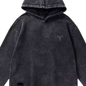 <b>Top</b> Selling Premium Cotton Heavy Weight Hoodies for men Vintage Style <b>Distressed</b> men's Breathable And Eco-Friendly Hoodies - Product Image 4
