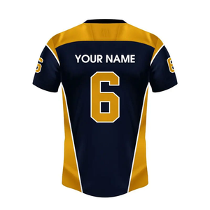 Camisetas de Rugby Retro Personalizadas al por Mayor, Cosidas, Personalizables, de Manga Corta, para Deportes de Equipo, Fútbol Americano, Transpirables - Product Image 3