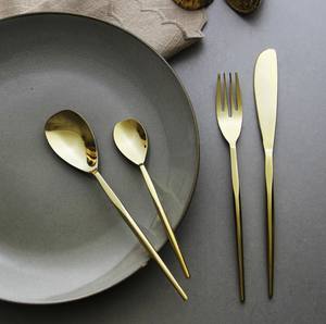 Ensemble de couverts en argenterie de qualité haut de gamme ensemble de 5 couverts de luxe en acier inoxydable pour banquet, fête, hôtel, restauration et restauration - Product Image 4