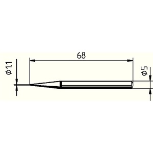 Punta de Soldador ERSA 032 Serie Pencil Point de 1.1 mm de Ancho BD/SB - Alta Precisión para Reparación de Electrónica - Product Image 3