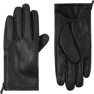 Gants en cuir véritable en cuir PU coupe-vent à écran tactile nouveaux gants en cuir de mode à vendre - Product Image 1