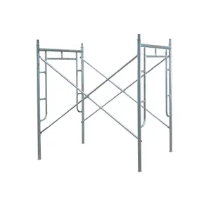 Perancah bingkai pintu andamios perancah logam berjalan melalui tangga perancah untuk konstruksi