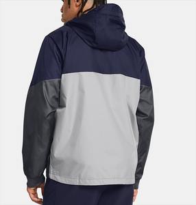 Conjunto de Chaqueta Cortavientos con Capucha y Pantalones Deportivos, Estampado Ecológico de Invierno, Ligero, Transpirable, Informal y Deportivo - Product Image 3