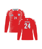 OPERAL OEM Yüksek Kaliteli Isı Transfer Baskılı %100 Polyester Futbol Forması Takımları Gradyan Renkli Özel Takım Adı Unisex Yetişkin