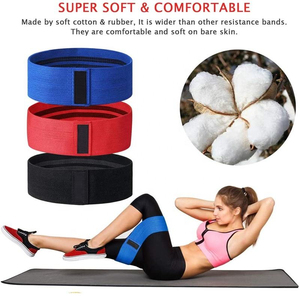 Bandas de Resistencia para Ejercicio, de Neopreno y Poliéster, Impermeables, Ecológicas, con Logotipo Personalizado, Bandas de Botín para Gimnasio, Alta Elasticidad, Venta al Por Mayor de Fábrica - Product Image 4